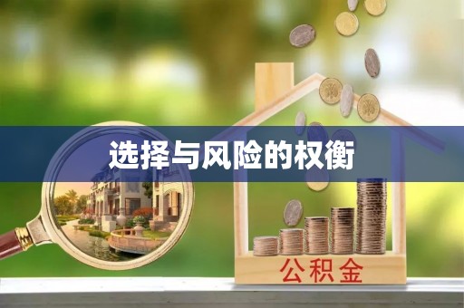 索县选择与风险的权衡